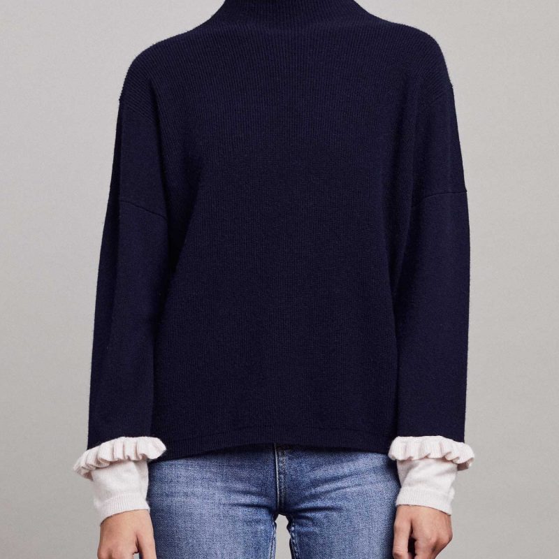 Alternative view of Grace Jumper - Navy/Babe Pink