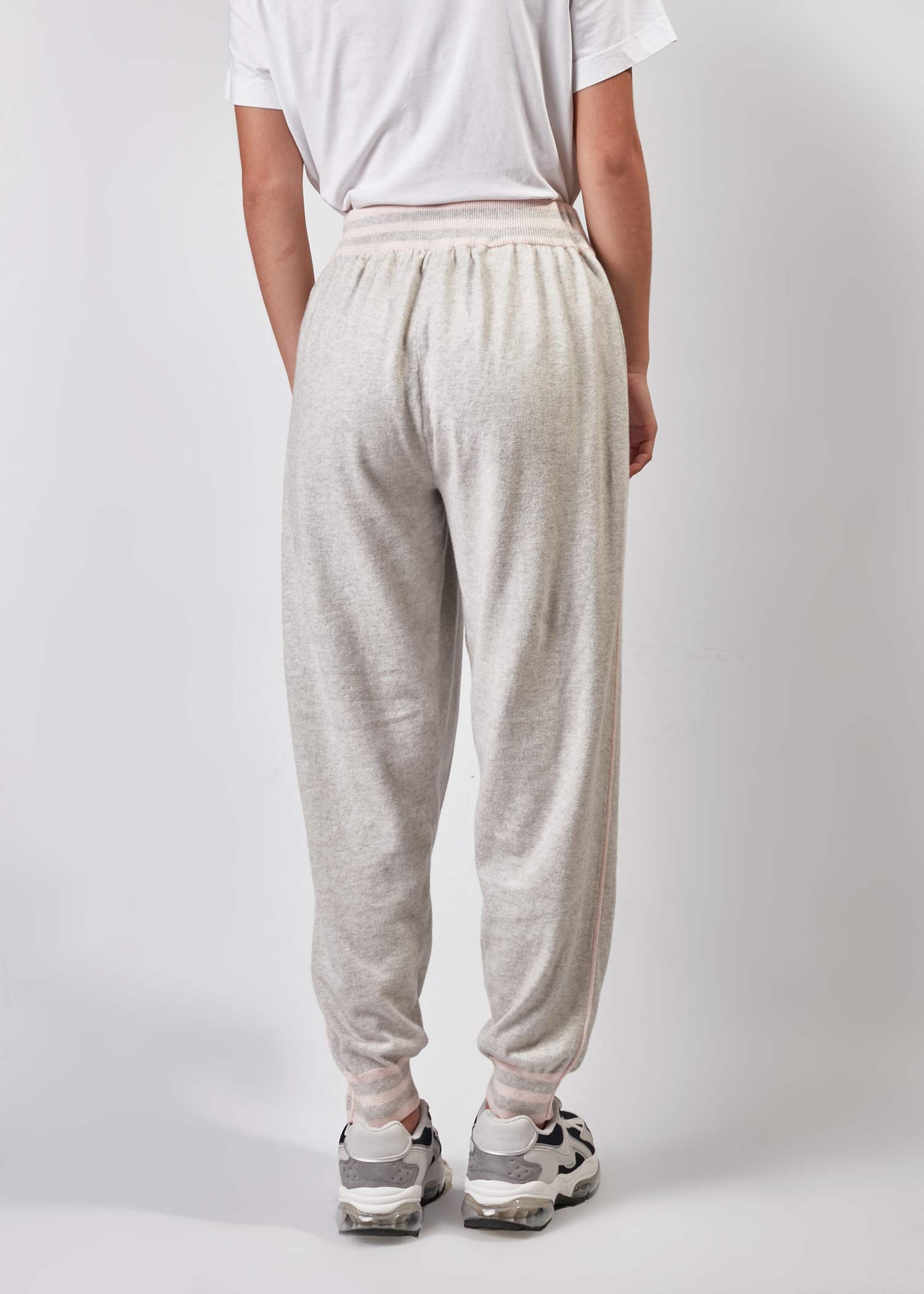 Adelita Jogger - Pale Grey Marl/Pink Calico - Image 6
