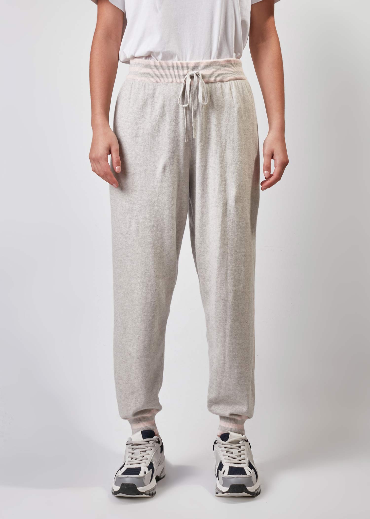 Adelita Jogger - Pale Grey Marl/Pink Calico - Image 5