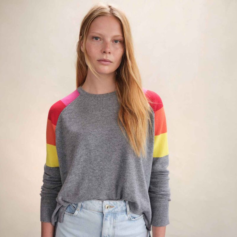 Alternative view of Maddie Jumper - Grey Marl/Sunset