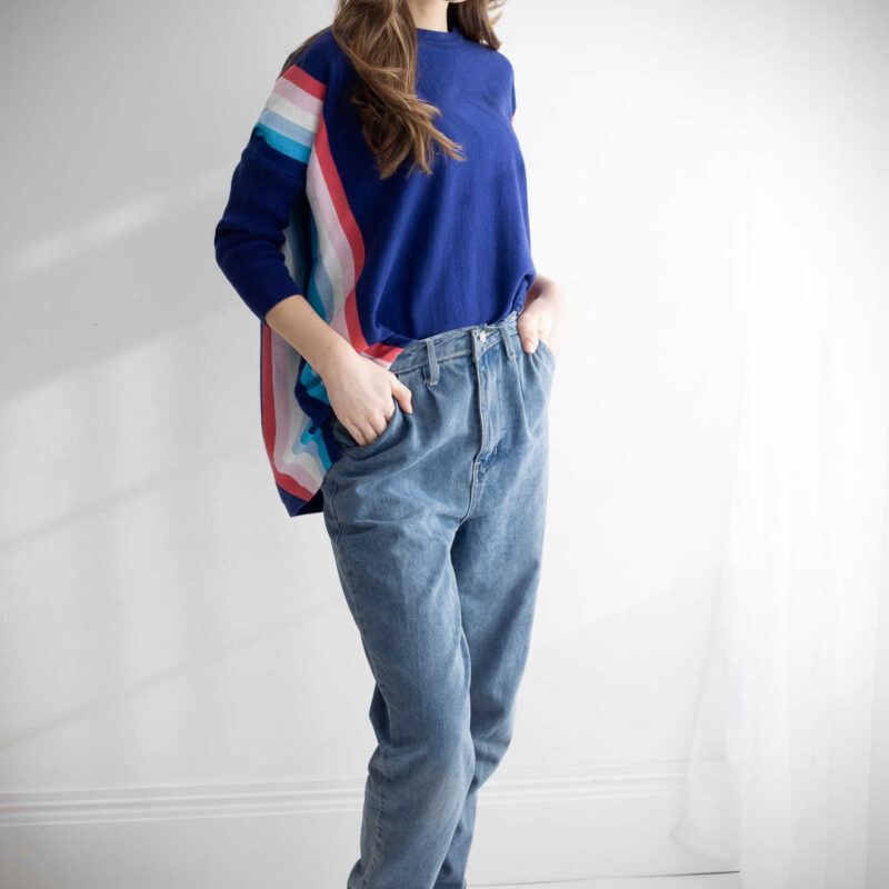 Alternative view of Abigail Jumper - Neapolitan on Navy